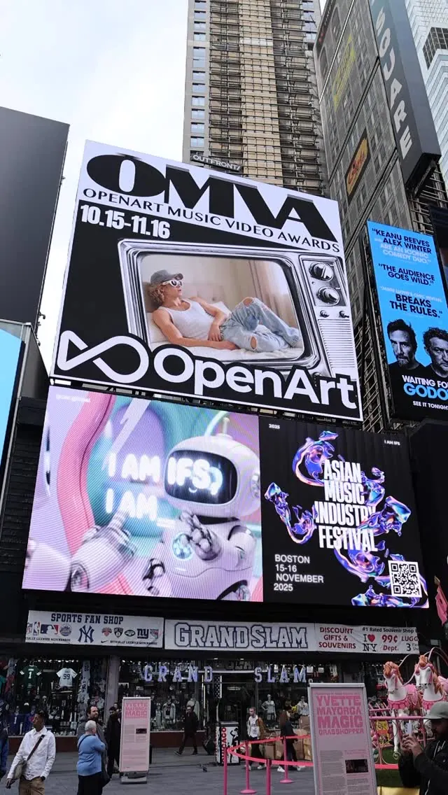 AMIF lights up Times Square