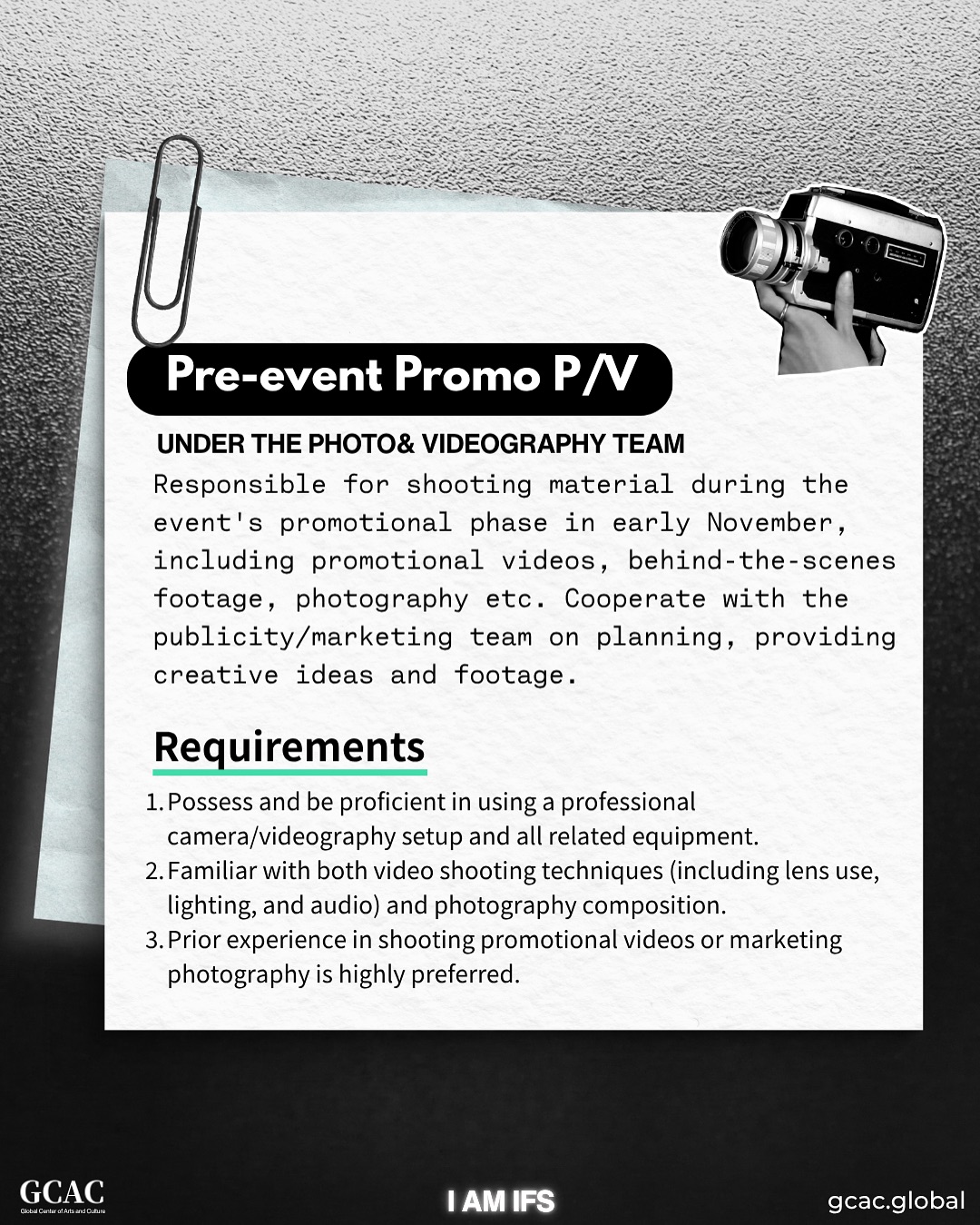 Behind AMIF 2025 · photography and videography — image 2