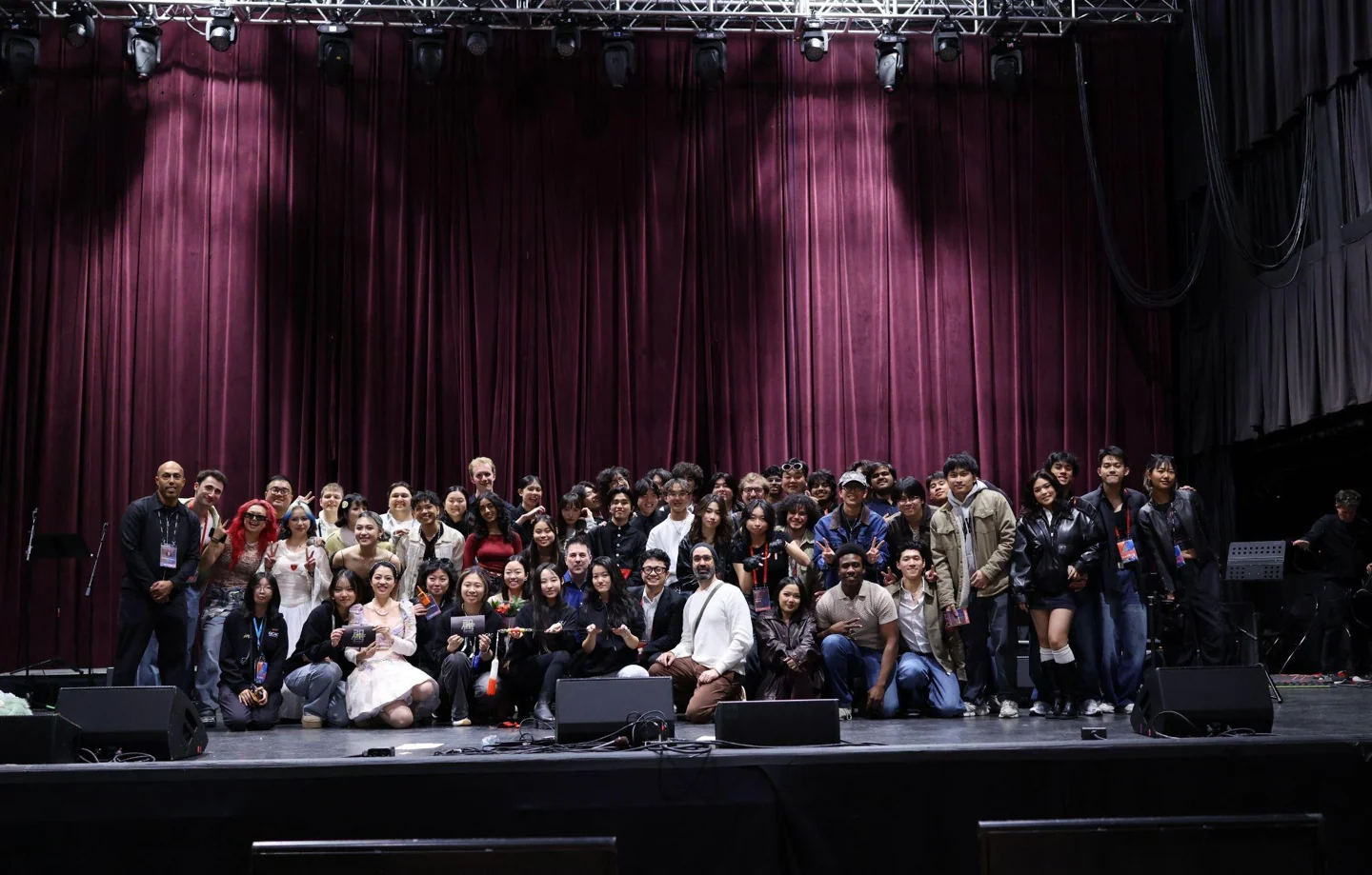 Artists and the AMIF team gathered on the House of Blues stage